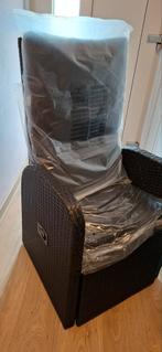 Zwarte Tuinstoel met Kussens - Nieuw!, Caravans en Kamperen, Ophalen of Verzenden, Nieuw, Campingstoel