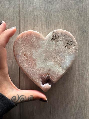 Roze Amethist Hart - Nu €37! beschikbaar voor biedingen