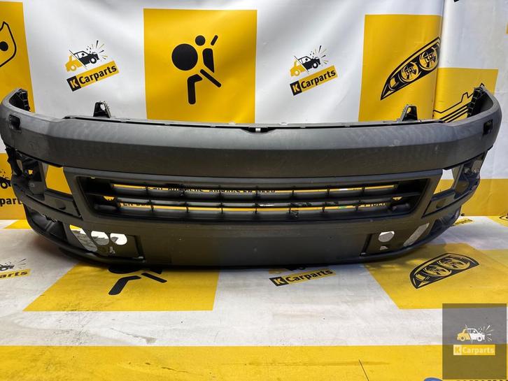 VOORBUMPER VW T5 TRANSPORTER BUMPER ORIGINEEL 7E0807221, Auto-onderdelen, Carrosserie en Plaatwerk, Bumper, Volkswagen, Voor, Gebruikt