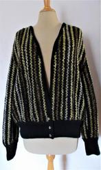 Mooi vintage vest van Italiaanse Luisa Saletta (Roma) 46, Verzenden, Zo goed als nieuw, Maat 46/48 (XL) of groter, Zwart