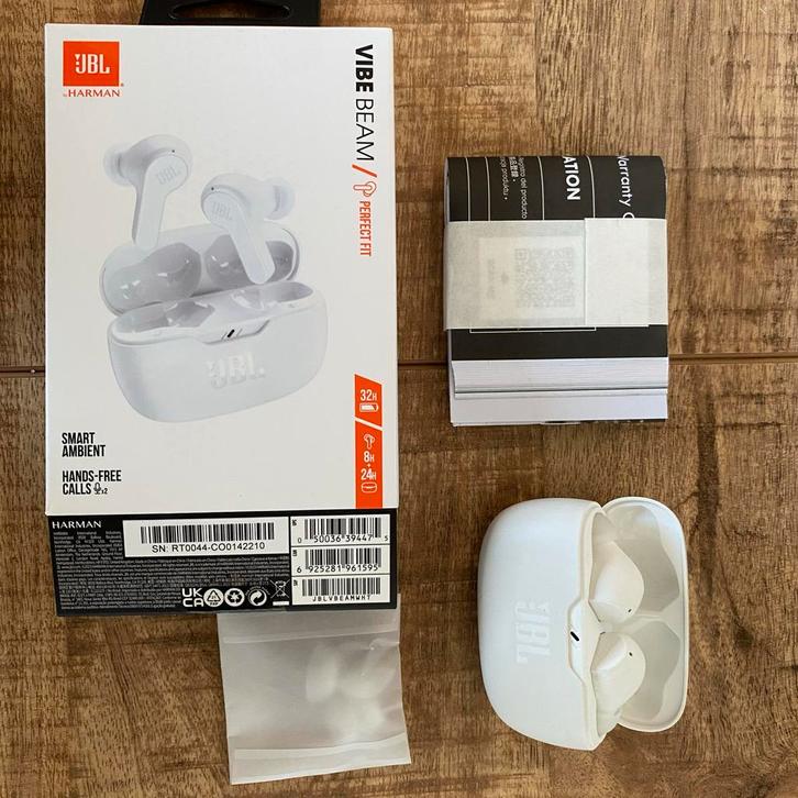 JBL Vibe Beam Bluetooth Oortjes - Nieuwstaat!, Audio, Tv en Foto, Koptelefoons, Zo goed als nieuw, Draadloos, Ophalen