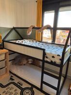 Ikea kura bed incl speelmatras onder bed en gordijnen, Huis en Inrichting, Ophalen, Zo goed als nieuw, Eenpersoons, Hoogslaper