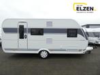 Hobby De Luxe 490 KMF Model 2026, incl. opties, Caravans en Kamperen, Caravans, Dwarsbed, Hobby, Bedrijf, Treinzit