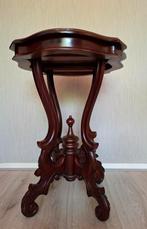 handgemaakt spinnekop tafeltje, Minder dan 55 cm, Biedermeier stijl, Zo goed als nieuw, Ovaal