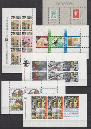 6 postfrisse blokken Nederland beschikbaar voor biedingen