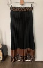 Zwart/bruin/panter plooirok, Enjoy, maat S, Kleding | Dames, Rokken, Ophalen, Zwart, Enjoy, Zo goed als nieuw