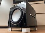 Rel S/5 SHO met Longbow transmitter S5 hoogglans zwart, Subwoofer, Zo goed als nieuw, 120 watt of meer, Ophalen