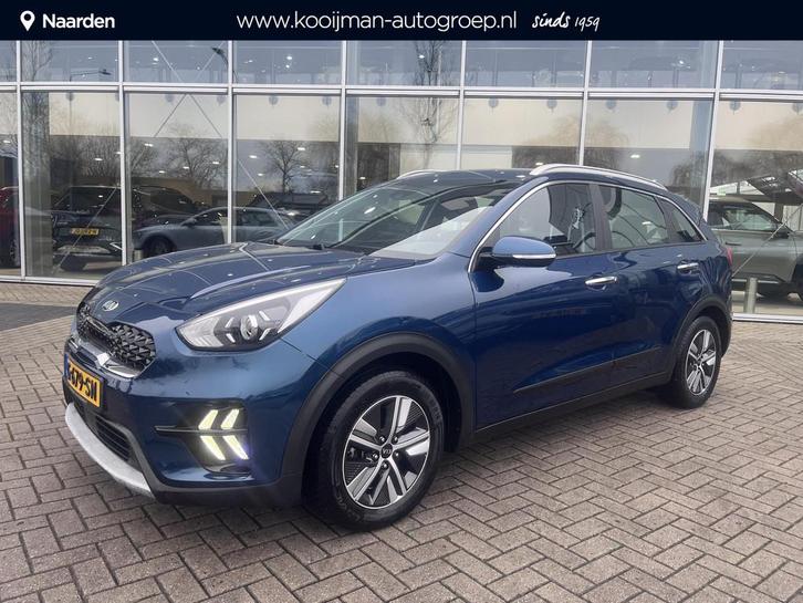 Kia Niro 1.6 GDi Hybrid DynamicLine Trekhaak|Nav|Camera, Auto's, Kia, Bedrijf, Te koop, Niro, ABS, Achteruitrijcamera, Airbags