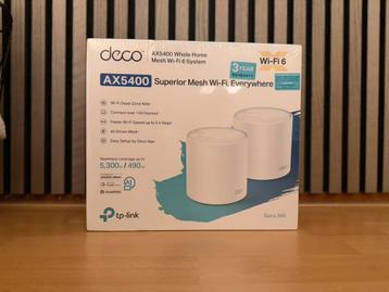 Tp link deco x60 ax5400 2 pack nieuw en geseald! beschikbaar voor biedingen
