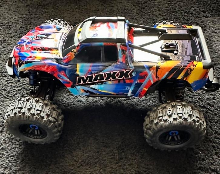 Traxxas Wide Maxx 4S Brushless Monster Truck, Hobby en Vrije tijd, Modelbouw | Radiografisch | Auto's, Zo goed als nieuw, Auto offroad
