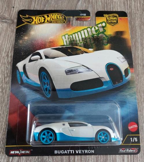 Hot Wheels Premium Bugatti Veyron (Hammer Drop), Hobby en Vrije tijd, Modelauto's | Overige schalen, Nieuw, Auto, Ophalen of Verzenden