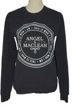 4e gratis! Nieuwe Angel & Maclean sweater, blw/zwart, Mt. S, Angel & Maclean, Verzenden, Nieuw, Maat 36 (S)