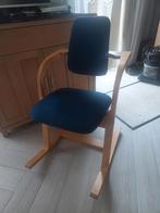 Stokke Varier Pendulum Balansstoel, Huis en Inrichting, Stoelen, Ophalen, Hout, Gebruikt, Blauw