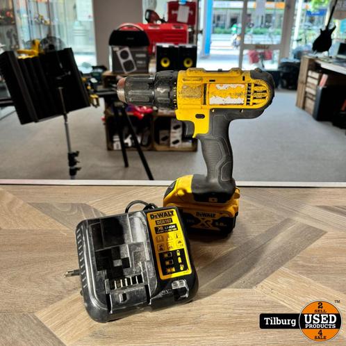 Dewalt DCD771 Schroef/Boormachine Incl 2 Accu's  | In koffer, Doe-het-zelf en Verbouw, Gereedschap | Boormachines, Zo goed als nieuw