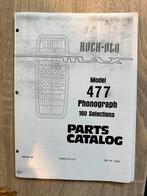 Rockola 477 Jukebox Onderdelen Catalogus, Ophalen of Verzenden, Overige merken