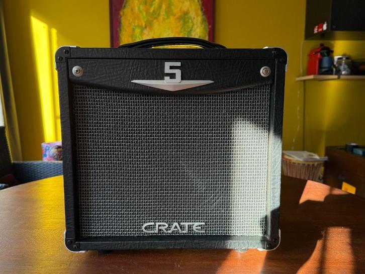 Basversterker Crate 5 in topstaat!, Muziek en Instrumenten, Versterkers | Bas en Gitaar, Zo goed als nieuw, Basgitaar, Minder dan 50 watt