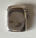 Tondeldoos/Vesta doosje, gladmodel 1910., Ophalen of Verzenden, Zilver