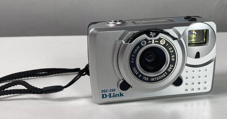 D-Link DSC-350 digitale camera/webcam, Computers en Software, Webcams, Zo goed als nieuw, Bedraad, Windows, Fotofunctie, Ophalen