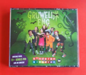 cd Kinderen voor kinderen Gruwelijk eng 38 + live-dvd  beschikbaar voor biedingen