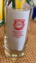 Glas Brandweer Stad aan ‘t Haringvliet 1990, Verzamelen, Ophalen of Verzenden, Zo goed als nieuw, Bierglas