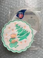 12 vintage Kerst onderzetters Celtona Ø 8 cm muis, Diversen, Kerst, Ophalen of Verzenden, Nieuw