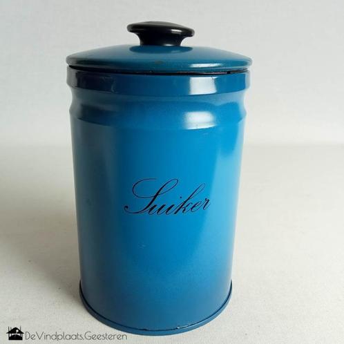 Blauwe Brabantia suikerbus, Verzamelen, Retro, Huis en Inrichting, Ophalen of Verzenden