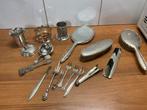 Lot verzilverde items, Antiek en Kunst, Ophalen of Verzenden