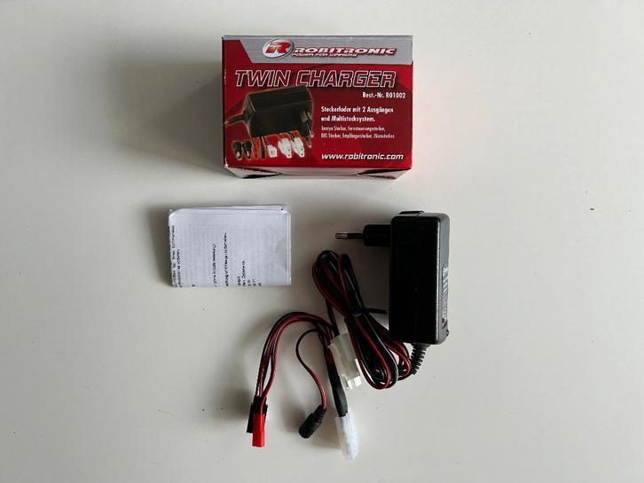Robitronic twin charger R01002 nieuw rc modelbouw, Hobby en Vrije tijd, Modelbouw | Radiografisch | Auto's, Nieuw, Onderdeel, Overige schalen