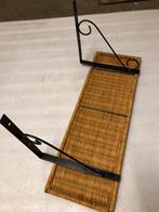 Rotan / rieten boekenplanken / plankendragers (8 sets), Ophalen of Verzenden, Zo goed als nieuw