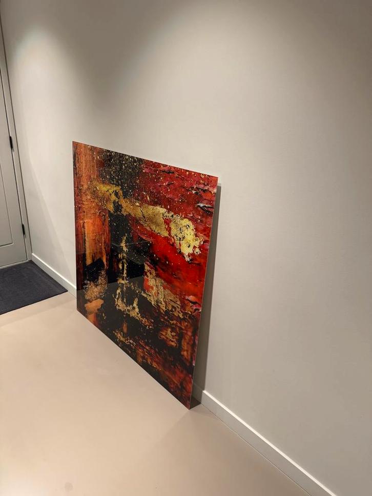 Moon Shadow Cobra Art - 120x120cm, Antiek en Kunst, Kunst | Schilderijen | Abstract, Ophalen