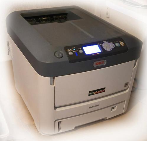 OKI Pro7411WT, Computers en Software, Printers, Printer, LED-printer, Kleur printen, Zwart-en-wit printen, Ophalen