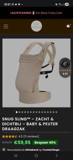 Snug sling draagzak, Kinderen en Baby's, Overige merken, Nieuw, Ophalen of Verzenden, Buik