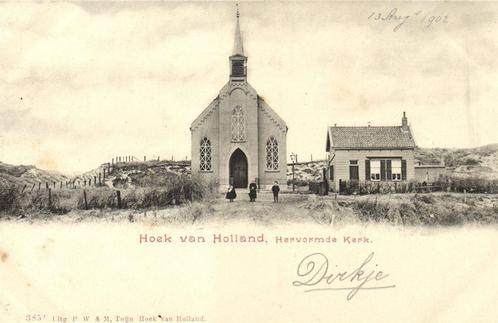 Hoek van Holland, Hervormde Kerk. - 1902 - ongelopen, Verzamelen, Ansichtkaarten | Nederland, Ongelopen, Zuid-Holland, Voor 1920