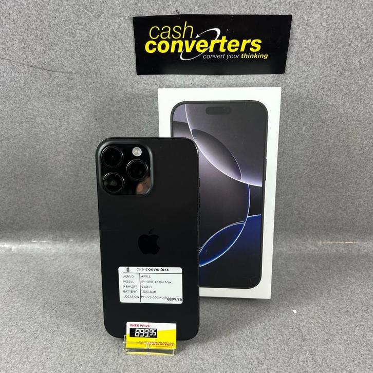 Apple Iphone 16 Pro Max | 256GB | 100%bat |ZGAN doos| 391773, Telecommunicatie, Mobiele telefoons | Apple iPhone, 128 GB, Zonder abonnement