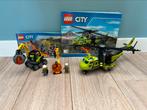 Lego City Vulkaan Bevoorradingshelikopter 60123, Ophalen of Verzenden, Zo goed als nieuw