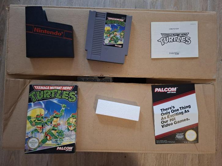 Nintendo NES spel Teenage Mutant Hero Turtles CIB, Spelcomputers en Games, Games | Nintendo NES, Zo goed als nieuw, Avontuur en Actie