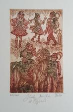 Exlibris /Ex libris H. Capova, folklorisch., Verzenden