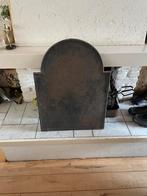 Zware gietijzeren haardplaat kachelplaat, Huis en Inrichting, Ophalen, Zo goed als nieuw, Vrijstaande haard, Houthaard