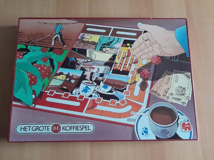 Douwe Egberts Koffiespel ( Jumbo ) zgan Ill. Martin Lodewijk, Hobby en Vrije tijd, Gezelschapsspellen | Bordspellen, Zo goed als nieuw
