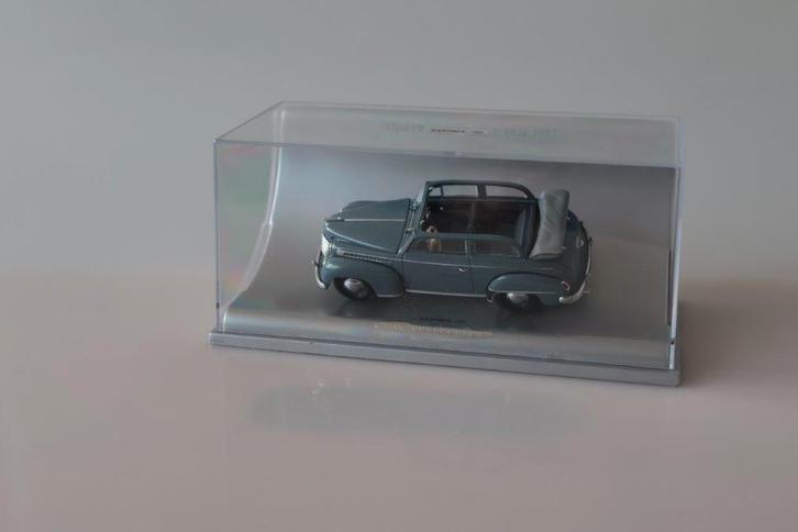 Opel Olympia Cabriolet 1951-1952 blauw, Hobby en Vrije tijd, Modelauto's | 1:43, Nieuw, Auto, Overige merken, Ophalen of Verzenden