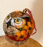 Hangemaakt! Prachtige geschilderde kerstbal, Diversen, Kerst, Ophalen of Verzenden, Nieuw