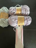 Wol en breinaalden set, Hobby en Vrije tijd, Breien en Haken, Ophalen of Verzenden, Nieuw, Breien, Wol of Garen
