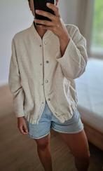 Oversized jas met bomber effect Guts & Gusto S/M creme, Ophalen of Verzenden, Zo goed als nieuw, Grijs