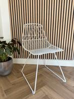 Draadstoel eetkamer wit (en zwart), Ophalen, Gebruikt, Wit, Design