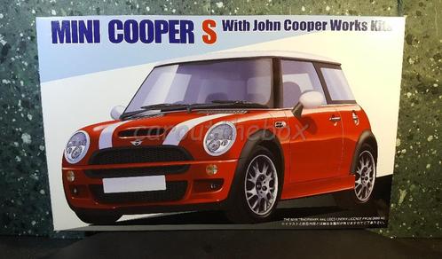 Mini Cooper S with JOHN COOPER WORKS KIT 1:24 Fujimi, Hobby en Vrije tijd, Modelbouw | Auto's en Voertuigen, Nieuw, Auto, Groter dan 1:32