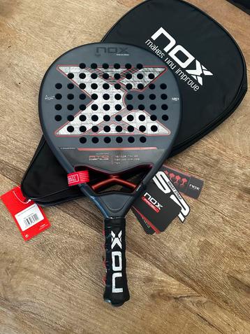 Nox AT10 18k Genius 2025 Padelracket Nieuw! Prijs staat vast beschikbaar voor biedingen