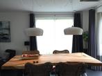 Bamboe hanglamp hoogglans wit, Ophalen, Gebruikt, Hout, 50 tot 75 cm