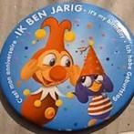 Efteling button Jokie en Jet "ik ben jarig" 18100702, Verzamelen, Speldjes, Pins en Buttons, Ophalen