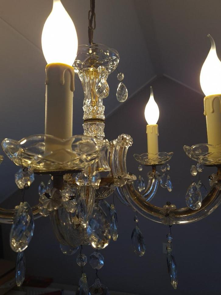 Hanglamp, Antiek en Kunst, Antiek | Glas en Kristal, Ophalen of Verzenden
