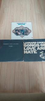 3 elpees ( ELP / Earth & Fire / Leonardo Cohen ), 1960 tot 1980, Gebruikt, Ophalen of Verzenden, 12 inch